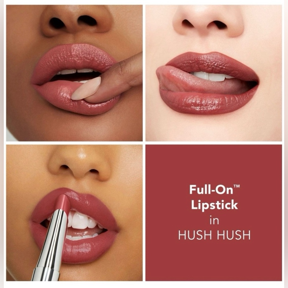Buxom Full-On Satin Plumping Lipstick - Hush Hush